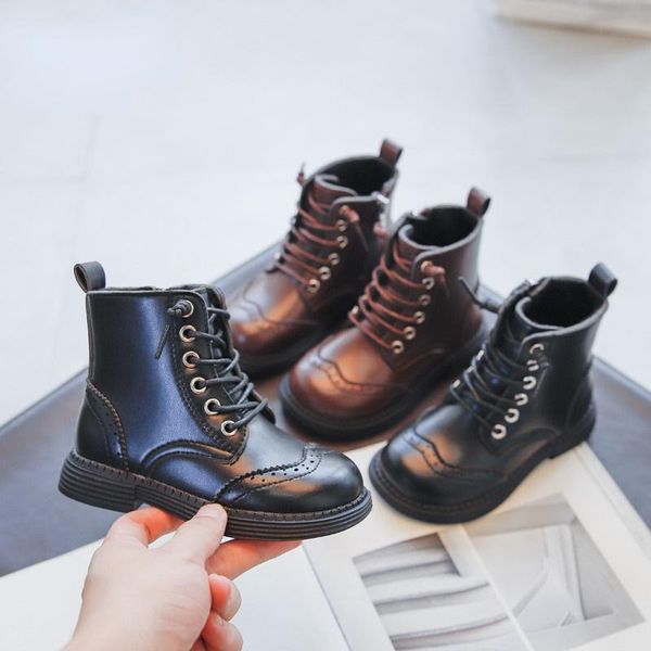 boots girl retro glossy winter children warm short waterproof brown round-toe kids boy fashion 2021 low heels, Black;grey
boots girl retro glossy winter children warm short waterproof brown round-toe kids boy fashion 2021 low heels, Black;grey
