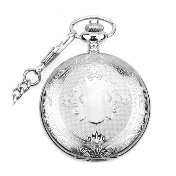 pocket watches wah08 engraving floral shield pattern mechanical watch retro for men and women 5 pieces, Slivery;golden
pocket watches wah08 engraving floral shield pattern mechanical watch retro for men and women 5 pieces, Slivery;golden