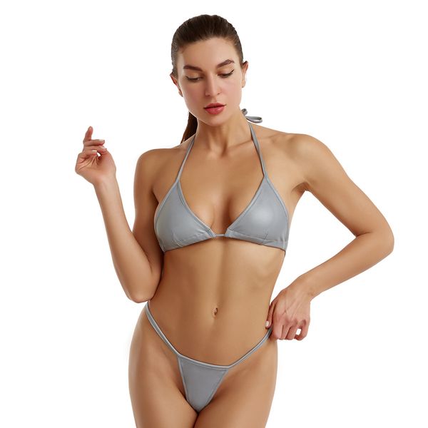 reflective laser bikini strappy split swimsuit women bikinis lingerie swimwear nighttime glowing beach bathing suits, White;black
reflective laser bikini strappy split swimsuit women bikinis lingerie swimwear nighttime glowing beach bathing suits, White;black