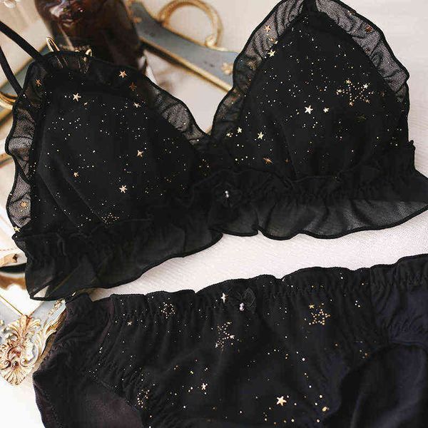 nxy set women lace japanese bralette lingerie mesh wireless bra female brassiere lolita kawaii star underwear 1202, Red;black
nxy set women lace japanese bralette lingerie mesh wireless bra female brassiere lolita kawaii star underwear 1202, Red;black