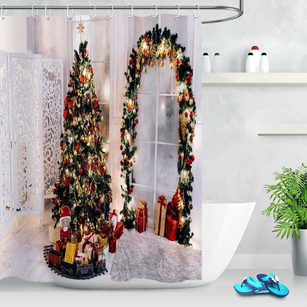shower curtains christmas tree gifts fir branches arch fabric curtain set bathroom decor
shower curtains christmas tree gifts fir branches arch fabric curtain set bathroom decor