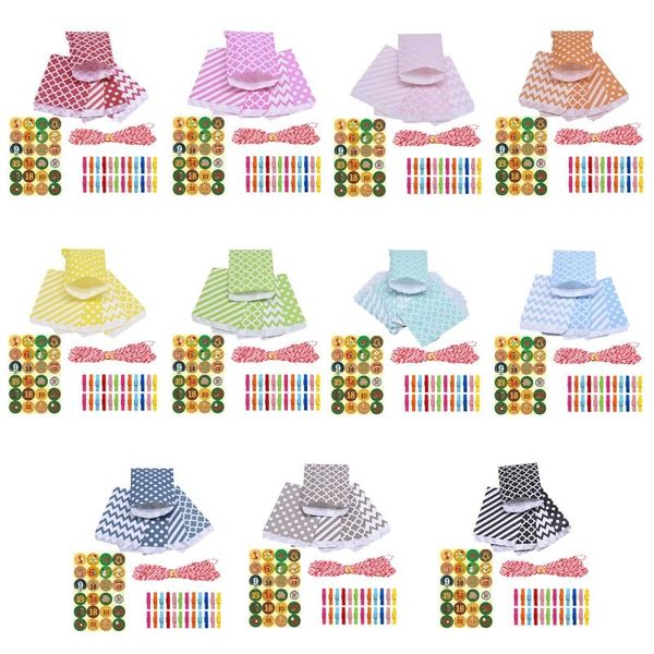 sets christmas 1-24 advent calendar candy paper bag box with clips sticker gift wrap
sets christmas 1-24 advent calendar candy paper bag box with clips sticker gift wrap