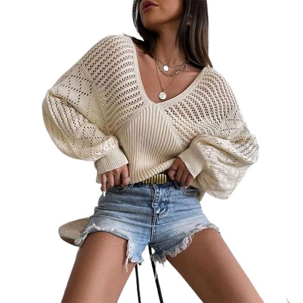 women's sweaters fashion casual women v neck long sleeve pullovers loose fit knitted sweater female brief cozy knit, White;black
women's sweaters fashion casual women v neck long sleeve pullovers loose fit knitted sweater female brief cozy knit, White;black