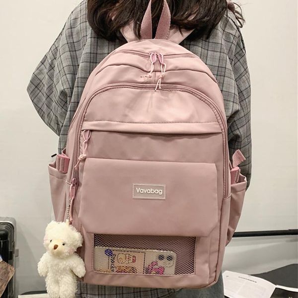 school bags est waterproof nylon women backpack female schoolbag for teenage girl travel large capacity mochila
school bags est waterproof nylon women backpack female schoolbag for teenage girl travel large capacity mochila