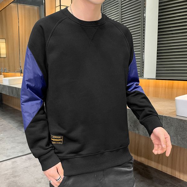 street 2021 autumn winter fashion round ne simple solid color men's sweater, Black
street 2021 autumn winter fashion round ne simple solid color men's sweater, Black