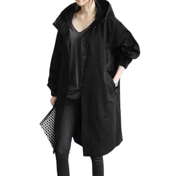 women's trench coats s-5xl women windbreaker jacket casual loose button pockets hooded windproof waterproof for outdoor hiking, Tan;black
women's trench coats s-5xl women windbreaker jacket casual loose button pockets hooded windproof waterproof for outdoor hiking, Tan;black