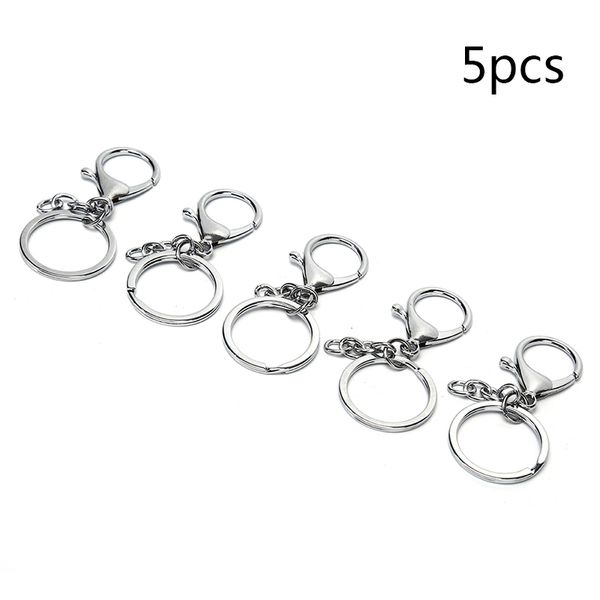 5pcs/lot classic key chain diy bag jewelry ring swivel lobster clasp clips key hooks keychain split ring, Silver
5pcs/lot classic key chain diy bag jewelry ring swivel lobster clasp clips key hooks keychain split ring, Silver