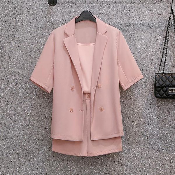 oeak three piece set women suit office lady 2021 summer autumn blazer and pants jumpsuit sets casual suits outfits cloth women's tracks, Gray
oeak three piece set women suit office lady 2021 summer autumn blazer and pants jumpsuit sets casual suits outfits cloth women's tracks, Gray