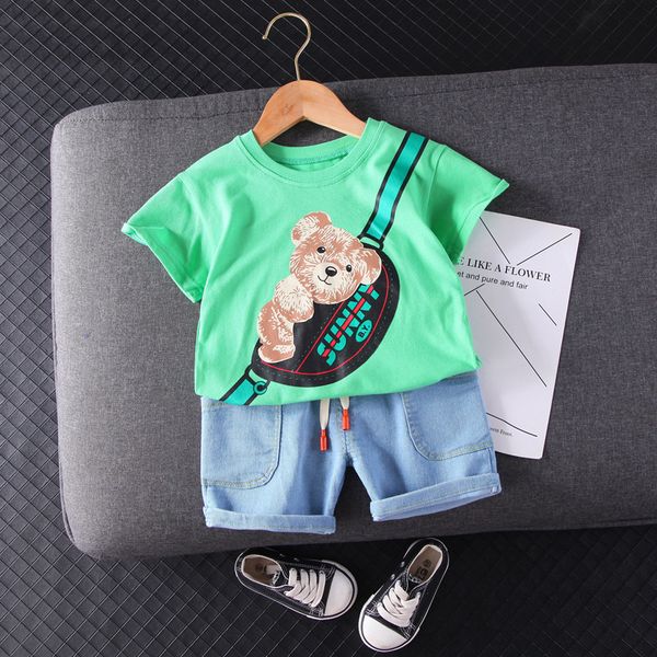 infant clothes sets summer children's wear boys girls casual cotton t-shirt+overalls 2pcoutfit toddler costume kids clothing, White
infant clothes sets summer children's wear boys girls casual cotton t-shirt+overalls 2pcoutfit toddler costume kids clothing, White