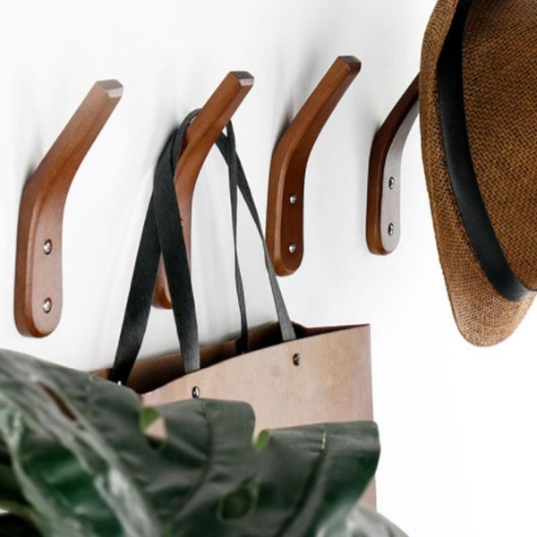 4pc wooden coat hooks wall-mounted natural wood wall hanger simple modern v shape mount storage rack home organizer & rails
4pc wooden coat hooks wall-mounted natural wood wall hanger simple modern v shape mount storage rack home organizer & rails