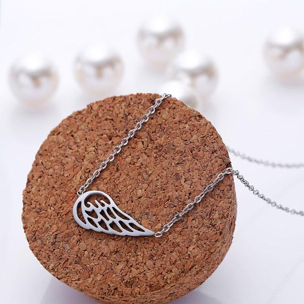 pendant necklaces 2021 girl men choker stainless steel vintage hollow feather angel wing pendants necklace sliver jewelry, Silver
pendant necklaces 2021 girl men choker stainless steel vintage hollow feather angel wing pendants necklace sliver jewelry, Silver