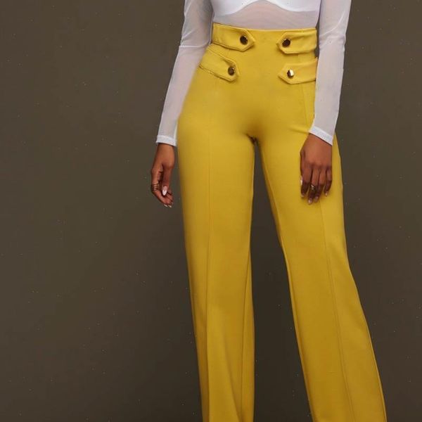 high waisted wide leg womens pants fashion office trousers yellow black plain straight women loose autumn winter casual, Black;white
high waisted wide leg womens pants fashion office trousers yellow black plain straight women loose autumn winter casual, Black;white