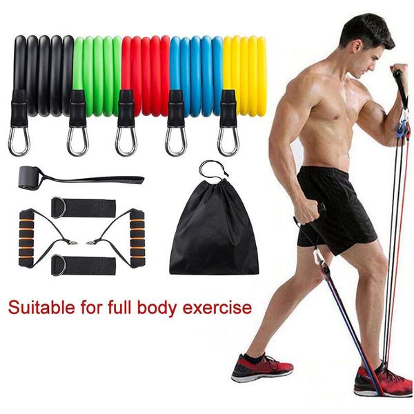 11-piece sports pull rope set all-round home exercise equipment men women fitness resistance bands
11-piece sports pull rope set all-round home exercise equipment men women fitness resistance bands