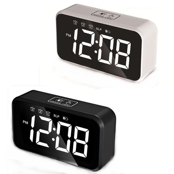 other clocks & accessories recharge electronic alarm clock 3 alarms voice control led digital snooze timer music table with 2 usb output por
other clocks & accessories recharge electronic alarm clock 3 alarms voice control led digital snooze timer music table with 2 usb output por