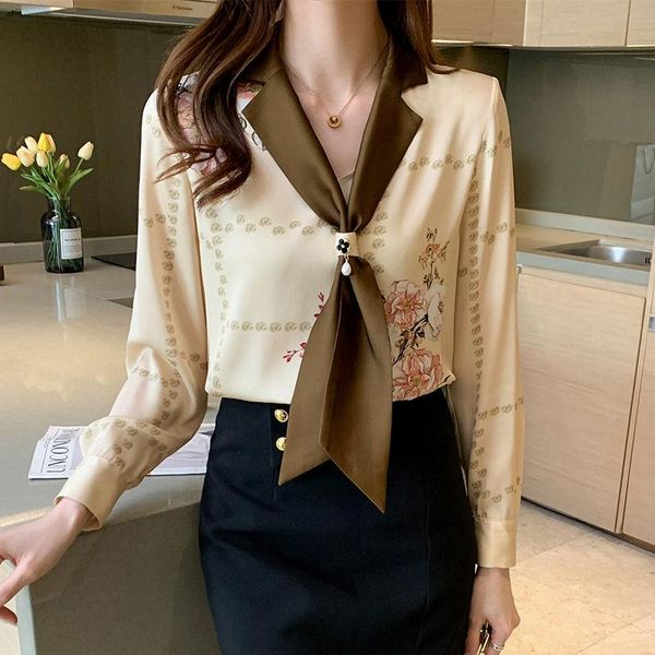 women's blouses & shirts 2021 spring autumn women casual long sleeve v-neck chiffon fashion slim elegant office lady clothing, White
women's blouses & shirts 2021 spring autumn women casual long sleeve v-neck chiffon fashion slim elegant office lady clothing, White