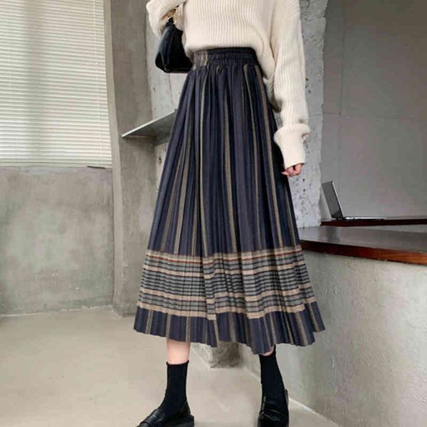 casual dresses vintage wool blend ethnic style plaid striped a-line pleated calf long skirts 6l3c, Black;gray
casual dresses vintage wool blend ethnic style plaid striped a-line pleated calf long skirts 6l3c, Black;gray
