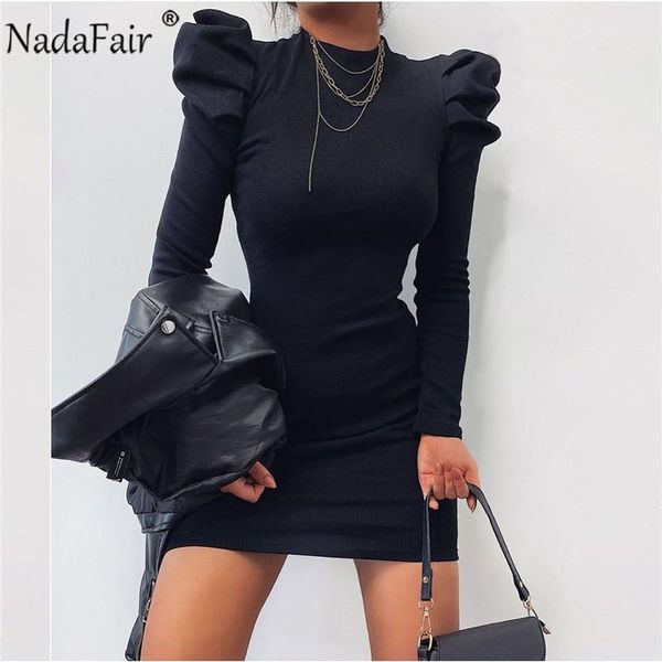 nadafair puff sleeve party dress women winter long o neck mini rib knitted slim wrap bodycon 2021 casual dresses, Black;gray
nadafair puff sleeve party dress women winter long o neck mini rib knitted slim wrap bodycon 2021 casual dresses, Black;gray