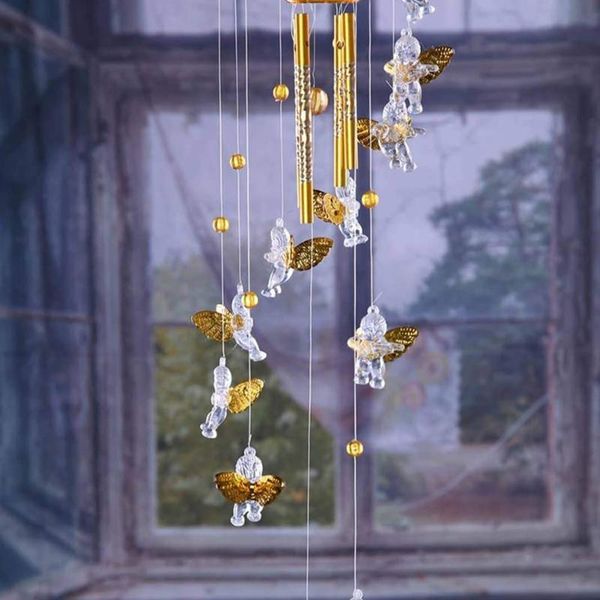 40# wind chimes sound garden decoration outdoor rainbow suncatchers yard bedroom patio angel hanging jardim vintage ornament decorations
40# wind chimes sound garden decoration outdoor rainbow suncatchers yard bedroom patio angel hanging jardim vintage ornament decorations