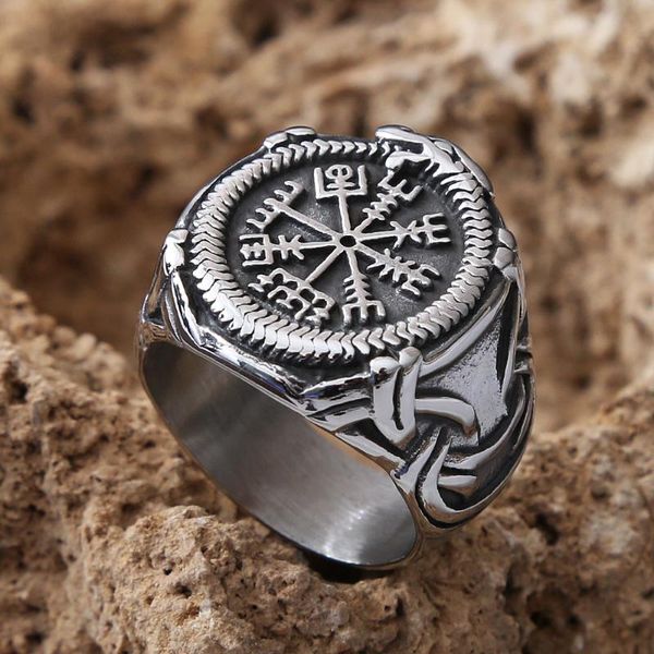 cluster rings vintage viking aegishjalmur for men stainless steel nordic pattern compass vegvisir ring amulet jewelry, Golden;silver
cluster rings vintage viking aegishjalmur for men stainless steel nordic pattern compass vegvisir ring amulet jewelry, Golden;silver