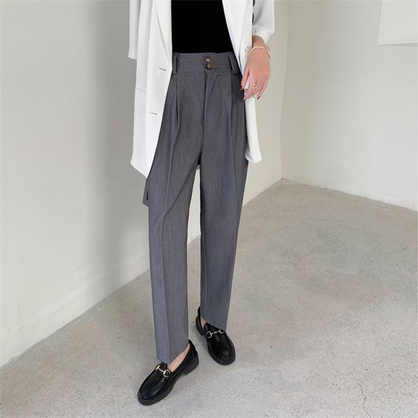 solid plus size loose ol streetwear stylish slim all match straight pants prom femme chic gentle casual trousers 210421, Black;white
solid plus size loose ol streetwear stylish slim all match straight pants prom femme chic gentle casual trousers 210421, Black;white