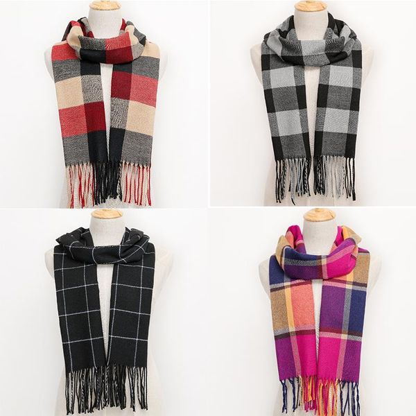scarves 2021 cashmere couple scarf plaid winter men's business women warm classic lattice fashion casual scarfs, Blue;gray
scarves 2021 cashmere couple scarf plaid winter men's business women warm classic lattice fashion casual scarfs, Blue;gray