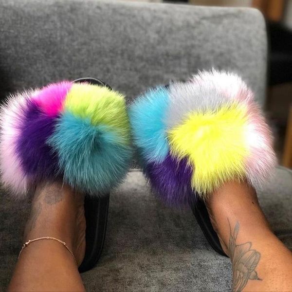 women big real fur slides fluffy racoon slippers ladies cute luxury beach furry sandals flat soft amazing shoes wholesal, Black
women big real fur slides fluffy racoon slippers ladies cute luxury beach furry sandals flat soft amazing shoes wholesal, Black