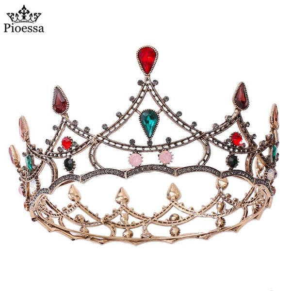 bridal crown vintage baroque princess headband luxury bride wedding dress hair accessories black diadem tiara jewelry clips & barrettes, Golden;silver
bridal crown vintage baroque princess headband luxury bride wedding dress hair accessories black diadem tiara jewelry clips & barrettes, Golden;silver