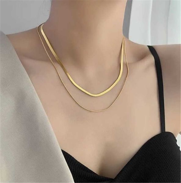 chains 316l stainless steel simple snake bone necklace female choker short designer jewelry, Silver
chains 316l stainless steel simple snake bone necklace female choker short designer jewelry, Silver