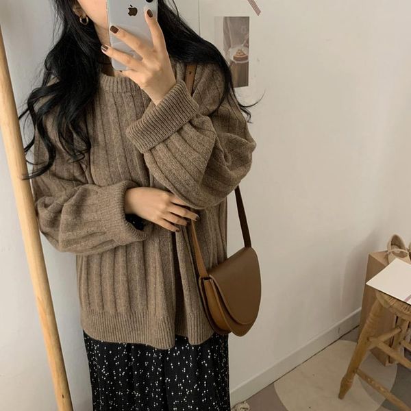 women's sweaters hzirip 2021 autumn knitted women sweater female pullover casual office lady o-neck solid warm loose sweet fashion stud, White;black
women's sweaters hzirip 2021 autumn knitted women sweater female pullover casual office lady o-neck solid warm loose sweet fashion stud, White;black