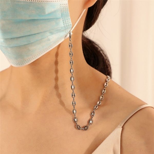 3ww color snow nonskid fashion pig nose glasses mask eyeglasses chains anti slip chain imitation lost artifact titanium steel necklace
3ww color snow nonskid fashion pig nose glasses mask eyeglasses chains anti slip chain imitation lost artifact titanium steel necklace