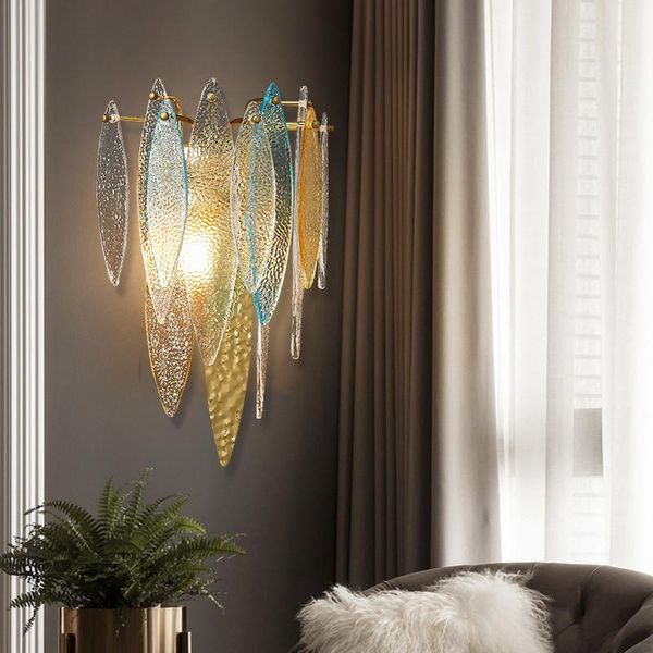 luxury crystal wall lamp modern simple glass living room decoration light bedroom staircase led fixtures
luxury crystal wall lamp modern simple glass living room decoration light bedroom staircase led fixtures