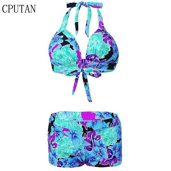 women's swimwear cputan bikini set 2021 women floral printed push up swimsuit two piece plus size padded brazilian tankini female xxxl, White;black
women's swimwear cputan bikini set 2021 women floral printed push up swimsuit two piece plus size padded brazilian tankini female xxxl, White;black