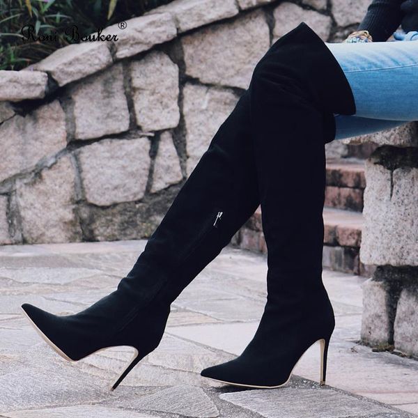 boots roni bouker shoes woman genuine leather black over the knee pointed toe female autumn winter ladies thigh high boot42
boots roni bouker shoes woman genuine leather black over the knee pointed toe female autumn winter ladies thigh high boot42