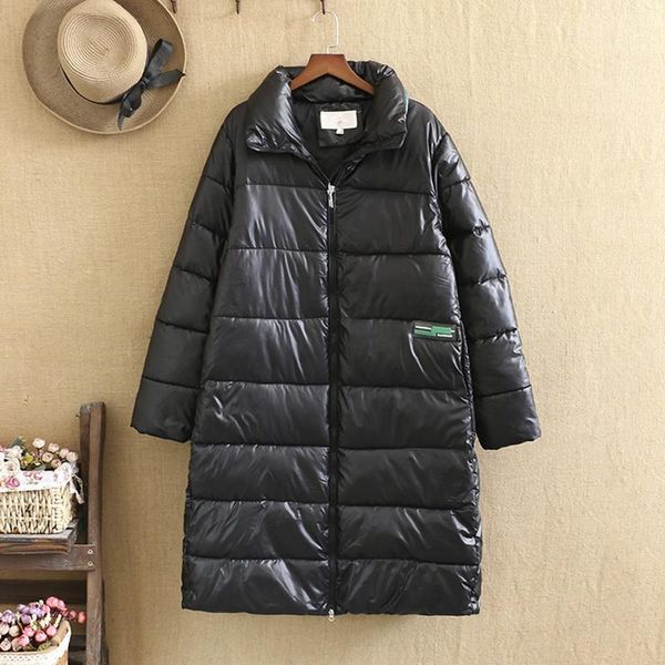 plus size outerwear & coats cotton-padded clothes for women very soft imitation leather long sleeves winter thermal jacket cotton thickened, Black
plus size outerwear & coats cotton-padded clothes for women very soft imitation leather long sleeves winter thermal jacket cotton thickened, Black