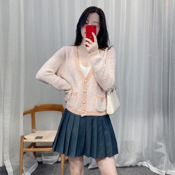 women's knits & tees women sweater 2021 autumn and winter gradient stitching v-neck long-sleeved tweed knitted cardigan sequin coat, White
women's knits & tees women sweater 2021 autumn and winter gradient stitching v-neck long-sleeved tweed knitted cardigan sequin coat, White