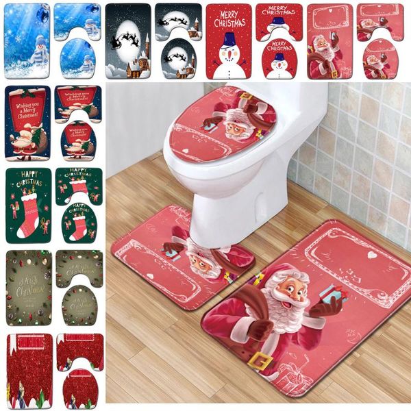 bath mats three-piece toilet mat christmas series bathroom floor exquisite print accessories for family decoration ornament
bath mats three-piece toilet mat christmas series bathroom floor exquisite print accessories for family decoration ornament