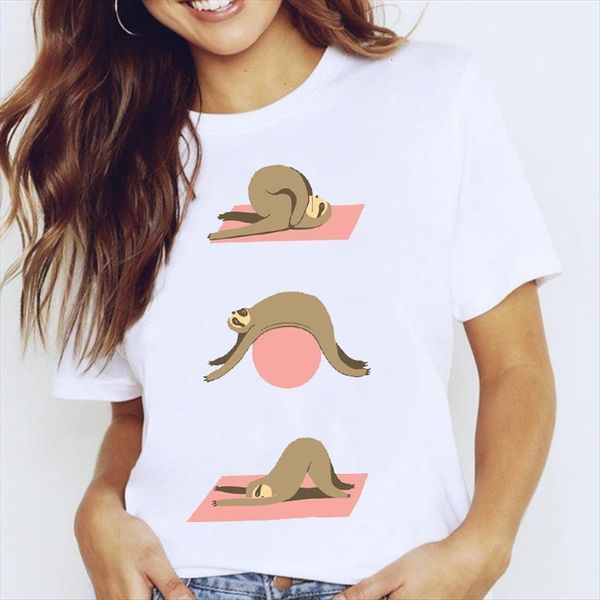 graphic sloth lovely casual girl womens cartoon 90s animal clothes clothing tees print female t shirt, White
graphic sloth lovely casual girl womens cartoon 90s animal clothes clothing tees print female t shirt, White