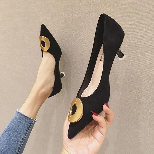 dress shoes 2021 spring woman pointed toe high heels round metal boat women office lady shoe black 8003l
dress shoes 2021 spring woman pointed toe high heels round metal boat women office lady shoe black 8003l