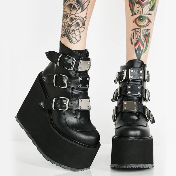 plus size 42 black gothic style thick platform spring autumn winter shoes women fashion punk street cosplay ankle boots
plus size 42 black gothic style thick platform spring autumn winter shoes women fashion punk street cosplay ankle boots