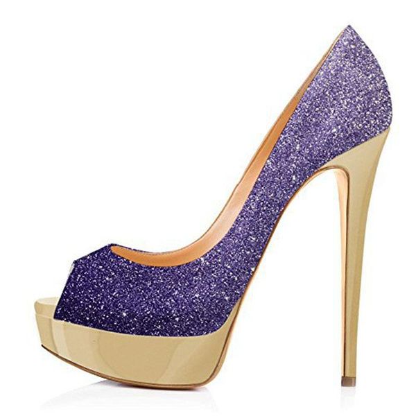 dress shoes bling platform peep toe pumps super high heels woman party stilettos spring sequins high-heeled wedding, Black
dress shoes bling platform peep toe pumps super high heels woman party stilettos spring sequins high-heeled wedding, Black