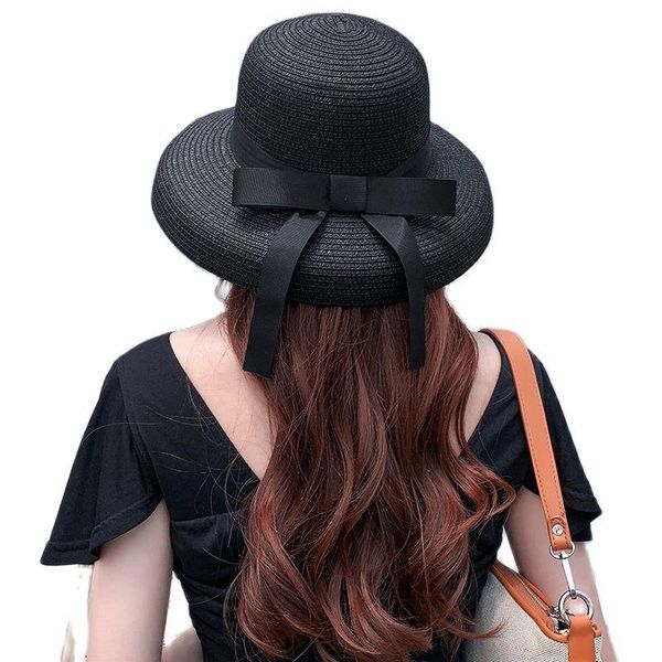 wide brim hats design women's dome beach sun hat sunscreen protection visor cap travel pograph straw with bow ribbon split laides, Blue;gray
wide brim hats design women's dome beach sun hat sunscreen protection visor cap travel pograph straw with bow ribbon split laides, Blue;gray
