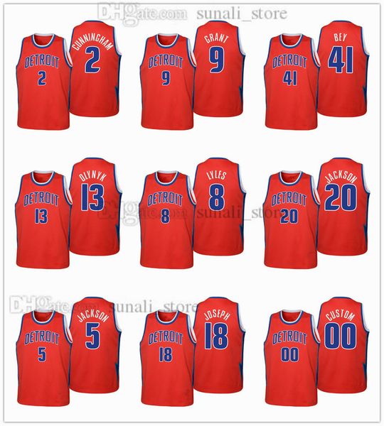75th anniversary 2021-22 city red basketball jerseys jerami grant 9 frank 5 josh jackson 20 saddiq bey 41 jahlil okafor 13 cade cunningham 2, Black;red
75th anniversary 2021-22 city red basketball jerseys jerami grant 9 frank 5 josh jackson 20 saddiq bey 41 jahlil okafor 13 cade cunningham 2, Black;red