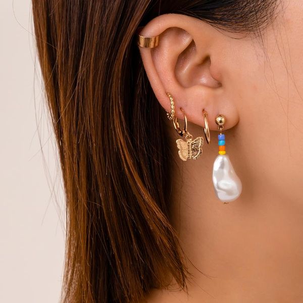 dangle & chandelier shixin 5pcs mini butterfly/pearl drop earrings for women boho summer small circle 2021 jewelry round set girls, Silver
dangle & chandelier shixin 5pcs mini butterfly/pearl drop earrings for women boho summer small circle 2021 jewelry round set girls, Silver