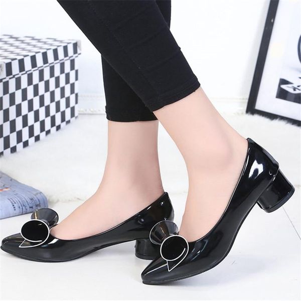 size 35-43 bow low heel shoes women black party high pointed toe patent leather pumps white/red heels dress
size 35-43 bow low heel shoes women black party high pointed toe patent leather pumps white/red heels dress
