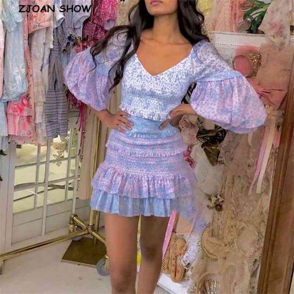 v neck ruffle package hips floral print lantern long sleeve dress women elastic ruched short party dresses slim fit vestido 210429, Black;gray
v neck ruffle package hips floral print lantern long sleeve dress women elastic ruched short party dresses slim fit vestido 210429, Black;gray