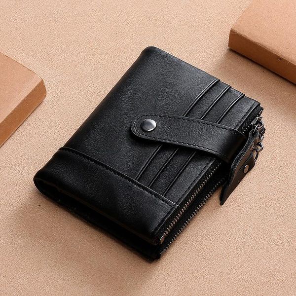 wallets mini wallet for men cowhide double zipper coin purse short genuine leather bag holder male, Red;black
wallets mini wallet for men cowhide double zipper coin purse short genuine leather bag holder male, Red;black