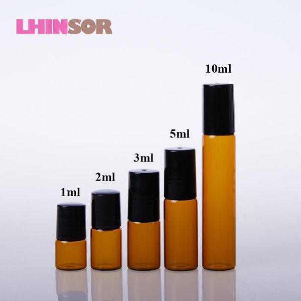 2pcs/5pcs1ml 2ml 3ml 5ml 10ml amber glass roll on bottles sample test doterra essential oil containers vials with roller ball storage & jars
2pcs/5pcs1ml 2ml 3ml 5ml 10ml amber glass roll on bottles sample test doterra essential oil containers vials with roller ball storage & jars