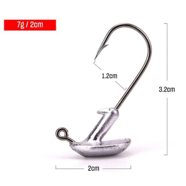 10/20/50pcs/lot fishing hooks 3.5g 5g 7g 10g 14g tumbler lead head hook jig bait fishhook for soft lure tackle accessory
10/20/50pcs/lot fishing hooks 3.5g 5g 7g 10g 14g tumbler lead head hook jig bait fishhook for soft lure tackle accessory