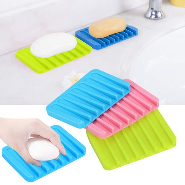 silicone household merchandises flexible soap plate anti slip portable dishes bathroom products
silicone household merchandises flexible soap plate anti slip portable dishes bathroom products