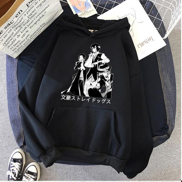 women's hoodies & sweatshirts women pullover bungo stray dogs print hooded street sport long sleeve casual female swearshirt, Black
women's hoodies & sweatshirts women pullover bungo stray dogs print hooded street sport long sleeve casual female swearshirt, Black